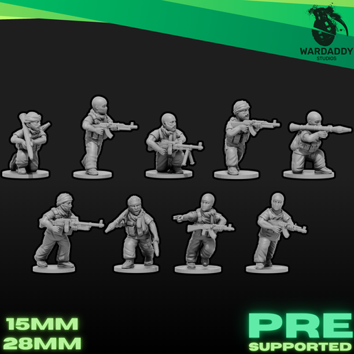 Modern Middle Eastern Insurgents Weapons Group (15mm) (28mm)