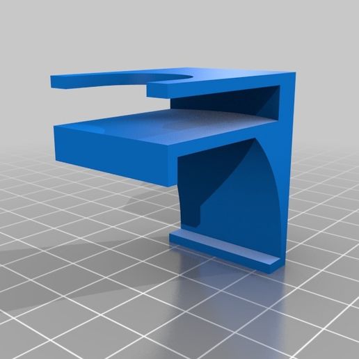 PS3 Eye Monitor Clip (Asus) 3D model