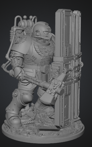 The Iron-Shield Warrior