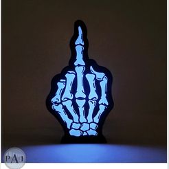 001.jpg 3D file RUDE NIGHT LIGHT V2 - HALLOWEEN EDITION・Template to download and 3D print