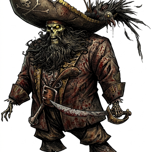 Pirate 3D model preview