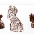 3.jpg Groot - LowPoly - Wireframe 3D Model Print