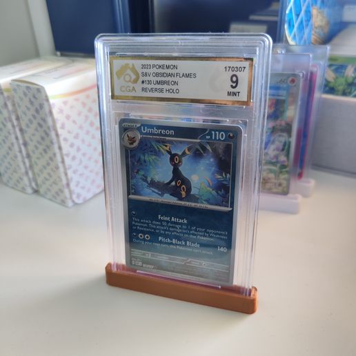 Graded Pokemon TCG Display STL File for 3D printingCults