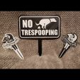 No-Trespooping-Pic3.jpg No Trespooping Lawn & Yard Sign to Thwart Puppy Dog Poop