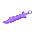 espada.stl Espada Riven Llavero