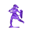 DESNUDA.stl NUDE WARRIOR FOR TABLETOP ROLE PLAYING GAMES
