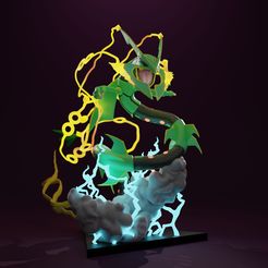 megarayquaza-1.jpg 3D file Mega Rayquaza - 3D printable Pokemon・3D printing design to download
