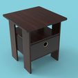 1.243.jpg Night Stand, Table, End Table, Side Table with Removeable Bin Drawer