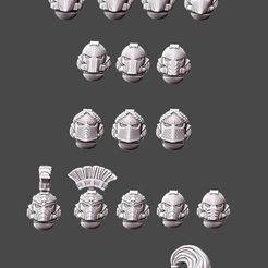 custom-set-1.jpg STL-Datei custom helmets - 26 items・Vorlage für 3D-Druck zum herunterladen