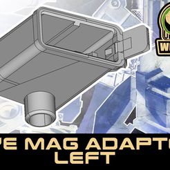 UnW-DYE-MA-LEFT.jpg UNW DYE tactical / PE CF20 mag adapter  LEFT Version