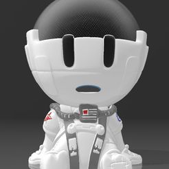 Archivo STL Casco de astronauta 🎭・Objeto de impresión 3D para  descargar・Cults