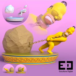 Free STL file El martillo eléctrico multiusos de Homero! Para todos sus  golpeteos! :: Homer's all-purpose electric hammer! for all your pounding  needs! ⚡・Object to download and to 3D print・Cults
