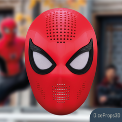 Portada.png 3D file Spider-man FFH / NWH Faceshell - CGI Accurate・3D printer model to download