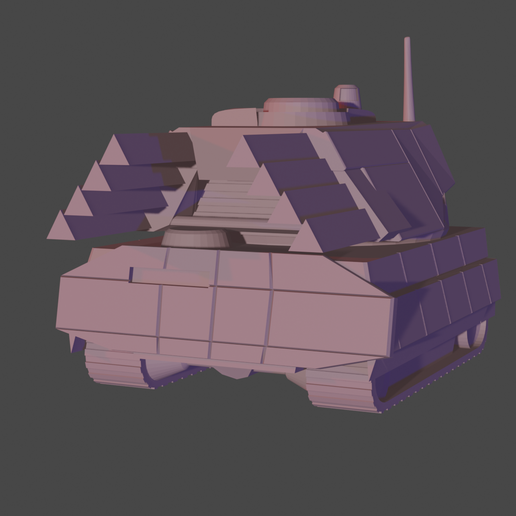 Generic Heavy Laser Tank 6mm Scale