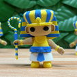 3.png 3D-печатный артикулированный фараон