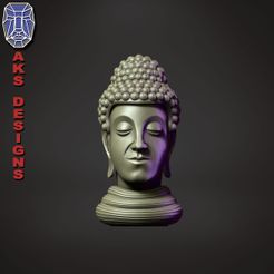Buddha_v1_Bas_relief_1.jpg 3D file Gautam Buddha v1 Bas relief for wall decoration・3D printable model to download