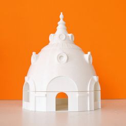 2.jpg Archivo STL gratuito Observatorio del Bazar del Hotel de Ville, París・Objeto para descargar e imprimir en 3D