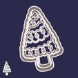 22-2.jpg Christmas | New Year cookie cutters - #76 - xmas tree (style 8)