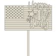 2.jpg Cake topper 4th of July, Independence Day, DIY US Flag with Happy 4th of July