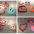 1595647932532030.JPG SET COOKIE CUTTER AMAZING WORLD OF GUMBALL (CORTADORES GUMBALL)