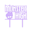 MonsterHigh.stl Cake Topper Adorno Torta - Monster High