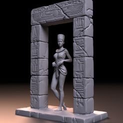 00.jpg STL-Datei Die Prinzessin vom Nil 2・Design zum Herunterladen und 3D-Drucken, PoorSculptor