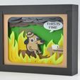 DSC_0106.jpg Коробка для теней 🔥 This Is Fine Meme Shadow Box 🔥