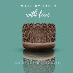 13.png STL-Datei 3D-Druckbare STL-Datei. Büro- oder Heimdekoration: Pot Planter Design für eine Sukkulenten, Bonsais, und verschiedene Pflanzen - Instant Download - Pot 4・3D-druckbares Modell zum Herunterladen