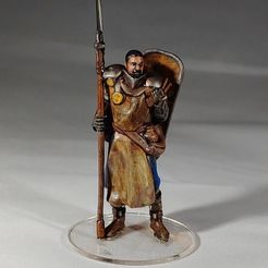 PWS2.jpg Бесплатный STL файл 1-54 - Human Paladin Warscythe / Shield・3D-печатная модель для загрузки