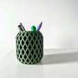 untitled-2273.jpg The Atila Pen Holder | Desk Organizer and Pencil Cup Holder | Modern Office and Home Decor