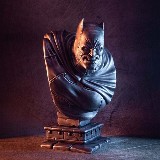 The Dark Knight bust (fan art) 3D model