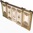 001-17.jpg Boiserie Classic Wall with Mouldings 09 White