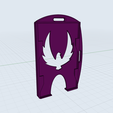 KratosHolder4.png Dual Badge Holder: Kratos - Designed For Bulk Printing
