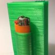cig_case.JPG 3D-Datei Cigarette Case with Bic Lighter Pocket・3D-Druckvorlage zum Herunterladen