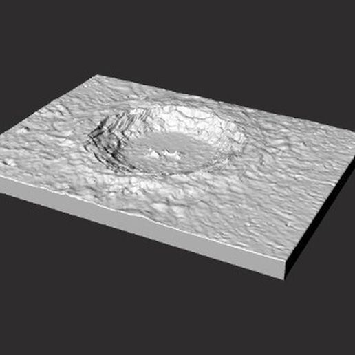 Copernicus Crater 3D model