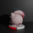 Screamtail4.png Igglybuff, jigglypuff, Wigglytuff and Scream tail 3D print model