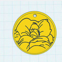 Homero-de-Canela-1.png Free STL file Homero Pastelito de Canela・3D printing template to download