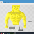 16.png Muscle Spongebob meme sculpture 3D print