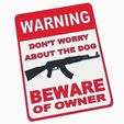 Screenshot-2023-07-13-195100.jpg Gun Owner AK47 Assault Rifle Carbine  Avtomat Kalashnikova AR Funny Warning Sign
