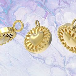 render_1.jpg Free STL file MINI LOVELY LOVE PENDANT・3D printing template to download