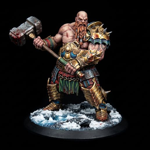 Goliath Brute – Fantasy Miniature STL (32mm Tabletop RPG)