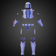 SuperCommandoBundleBack.png The Mandalorian Imperial Super Trooper Full Armor for Cosplay 3D Model Collection