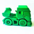 truck13.jpg Mechanical Racing Truck - print in place, no supports