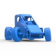 76.jpg Diecast Midget car while turning Scale 1:25