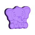 CuteElephant.stl CUTE ELEPHANT SOLID SHAMPOO AND MOLD FOR SOAP PUMP