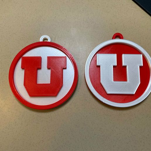 IMG_5144.JPG University of Utah Keychain (Block U)