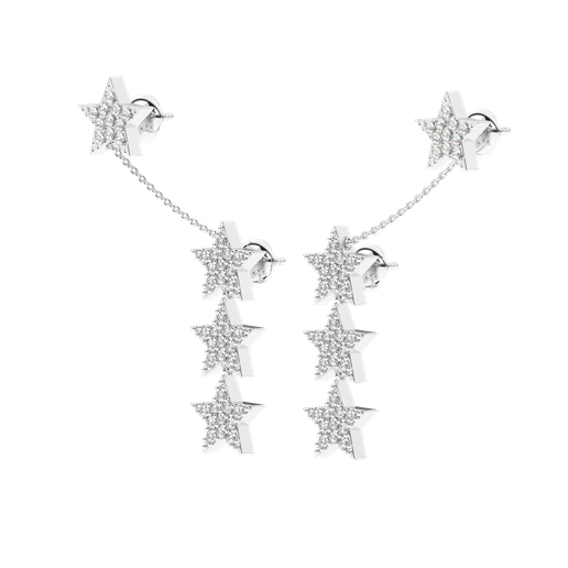 Star Earrings 3D model