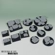 Copplestone_BAsetoppers_Set1_Print03.jpg Archivo 3D Flagstone Basetoppers - Kit de detalle de base sin soporte・Modelo para descargar y imprimir en 3D