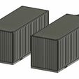 Container-08.jpg 1:87 Scale H0 Model Container for Model Trains and Dioramas