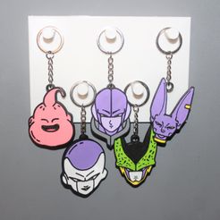 IMG_1200.jpg STL file 5 Dragon Ball 3 Keychain・Template to download and 3D print